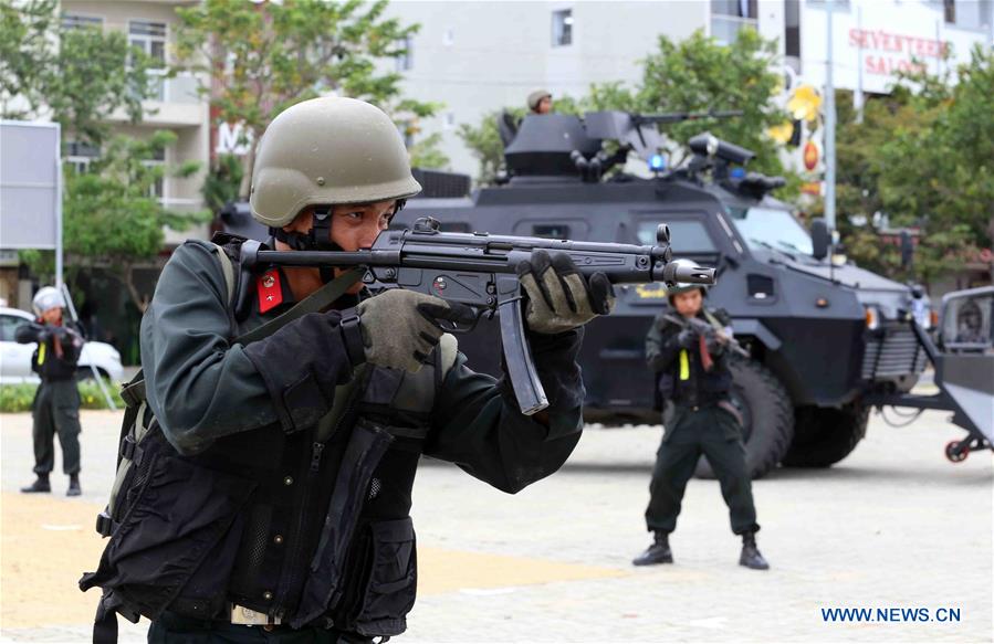 VIETNAM-DA NANG-APEC 2017-SECURITY PROTECTION-REHEARSAL