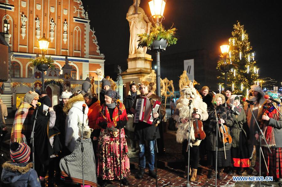 LATVIA-RIGA-WINTER SOLSTICE CELEBRATIONS