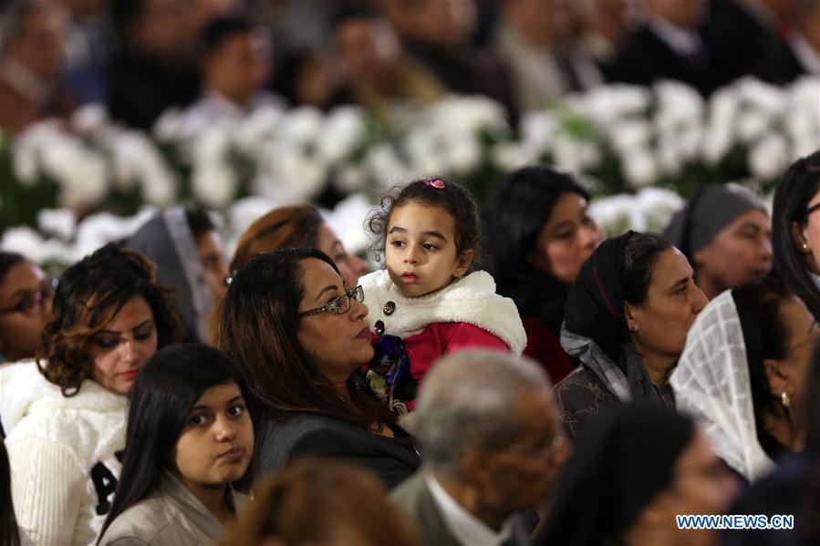 EGYPT-CAIRO-COPT-CHRISTMAS EVE-MASS