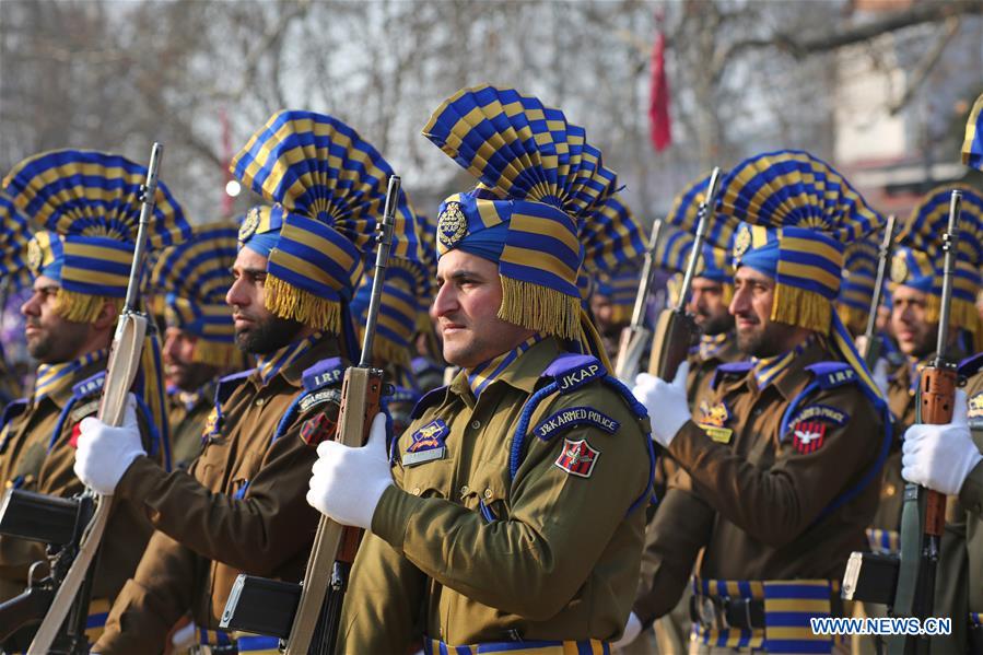 INDIA-KASHMIR-SRINAGAR-REPUBLIC DAY-PARADE-REHEARSAL 