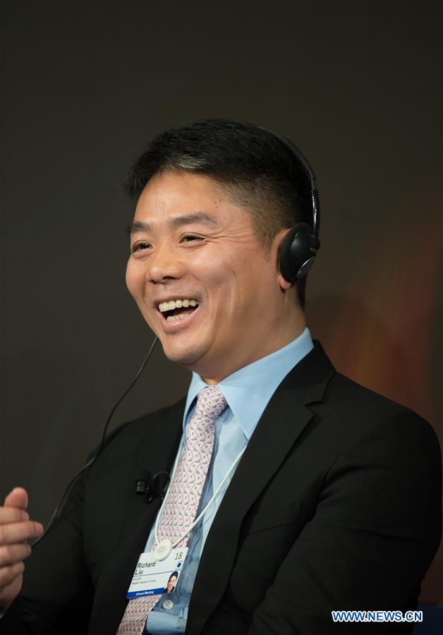 SWITZERLAND-DAVOS-WEF ANNUAL MEETING-GERMANY-RICHARD LIU