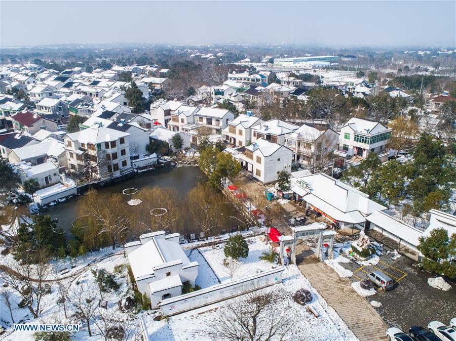 CHINA-ZHEJIANG-CHANGXING-SNOW (CN)