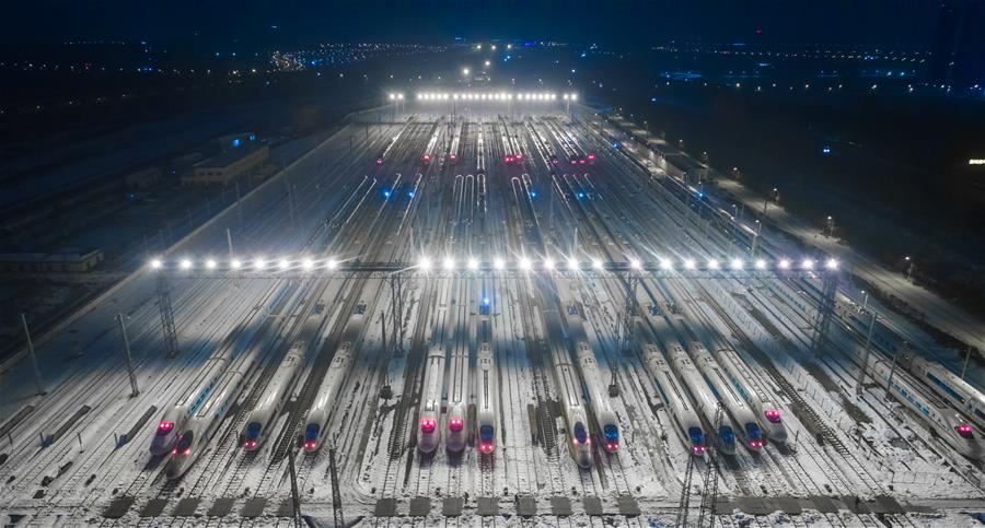 CHINA-HEFEI-SPRING FESTIVAL-BULLET TRAIN-MAINTENANCE (CN)