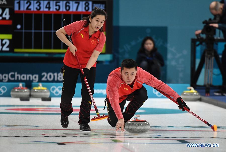 (SP)OLY-SOUTH KOREA-PYEONGCHANG-CURLING-MIXED DOUBLES-CHINA VS SWITZERLAND