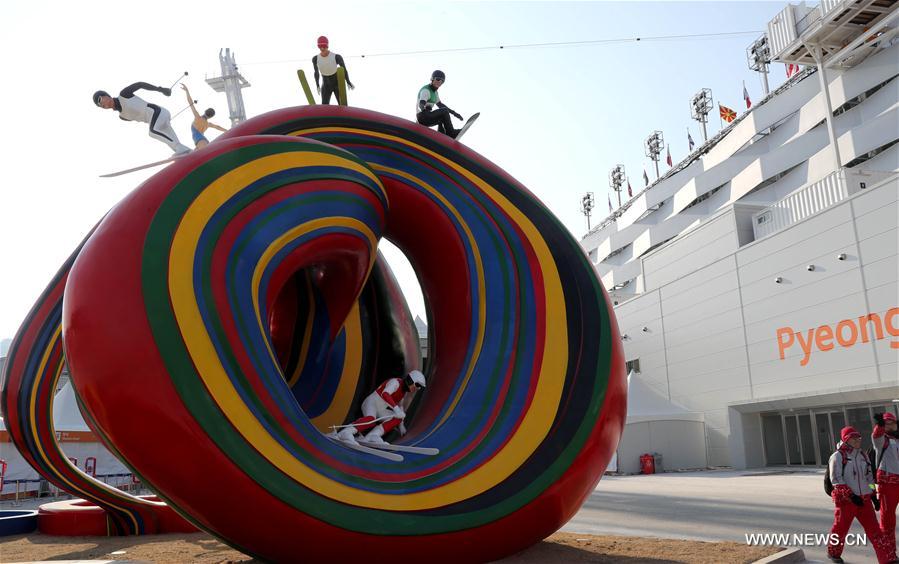 (SP)OLY-SOUTH KOREA-PYEONGCHANG-STATUES