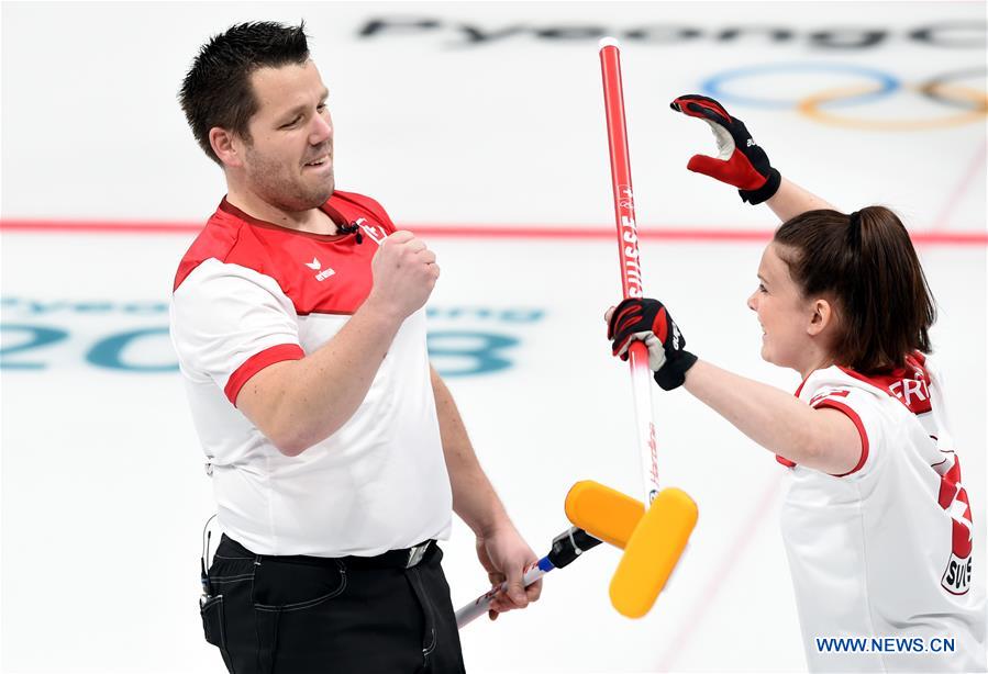 (SP)OLY-SOUTH KOREA-PYEONGCHANG-CURLING-MIXED DOUBLES-SEMI-FINAL-OAR VS SUI