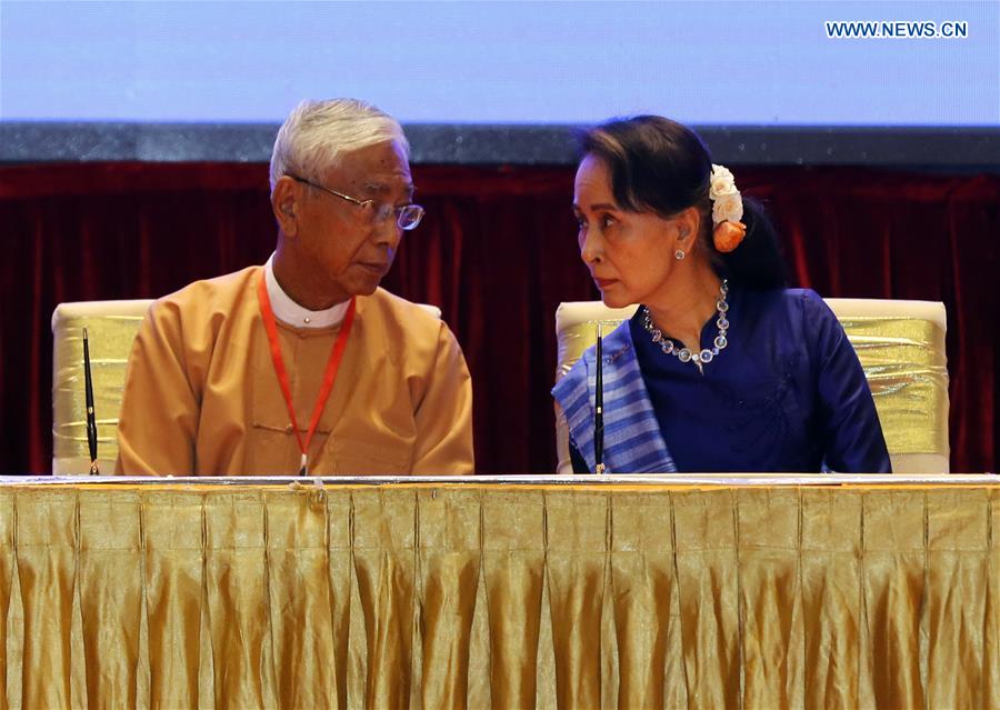 MYANMAR-NAY PYI TAW-NATIONWIDE CEASEFIRE ACCORD-SIGNING CEREMONY