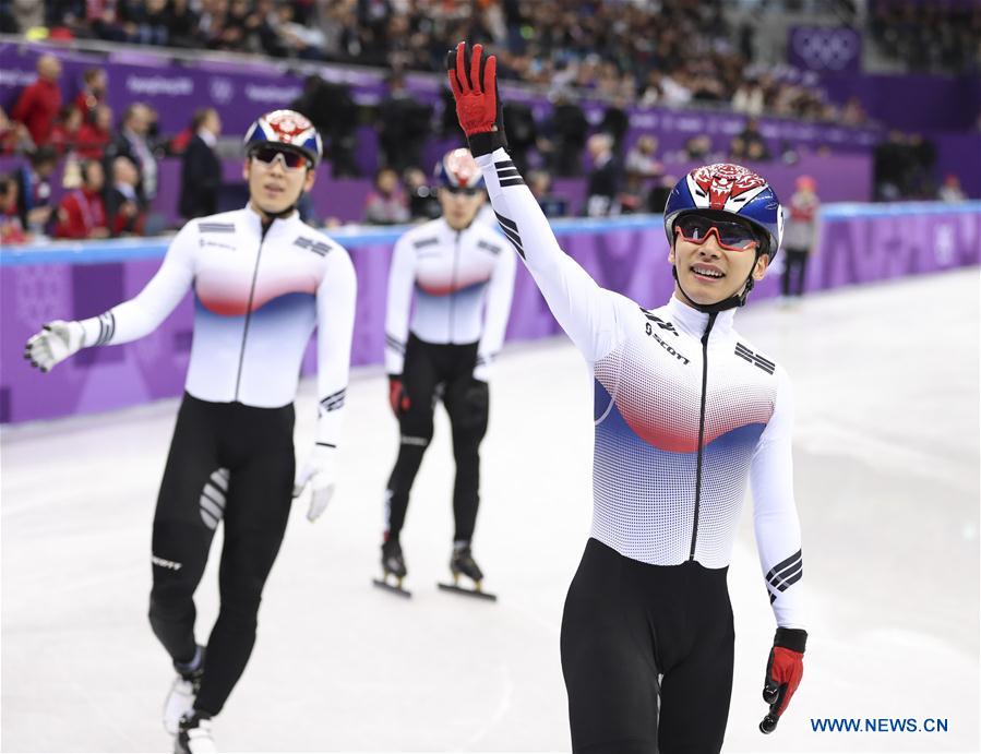 (SP)OLY-SOUTH KOREA-PYEONGCHANG-SHORT TRACK-MEN'S 5000M RELAY