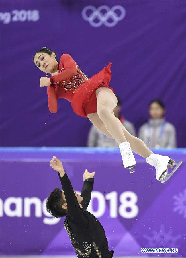 (SP)OLY-SOUTH KOREA-PYEONGCHANG-FIGURE SKATING-PAIR SKATING FREE SKATING