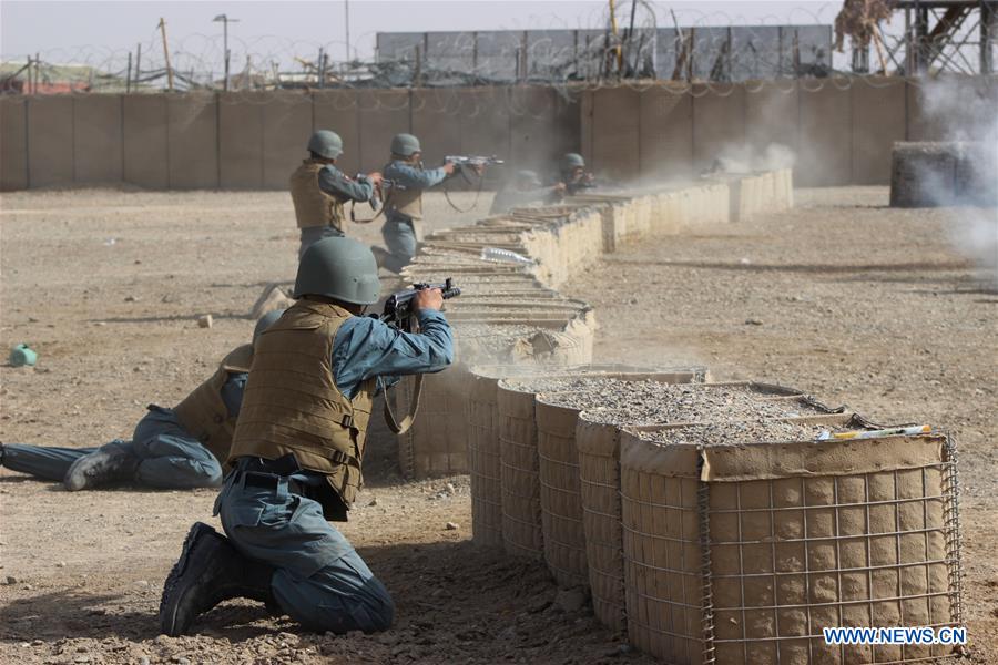 AFGHANISTAN-HELMAND-LASHKAR GAH-MILITARY TRAINING