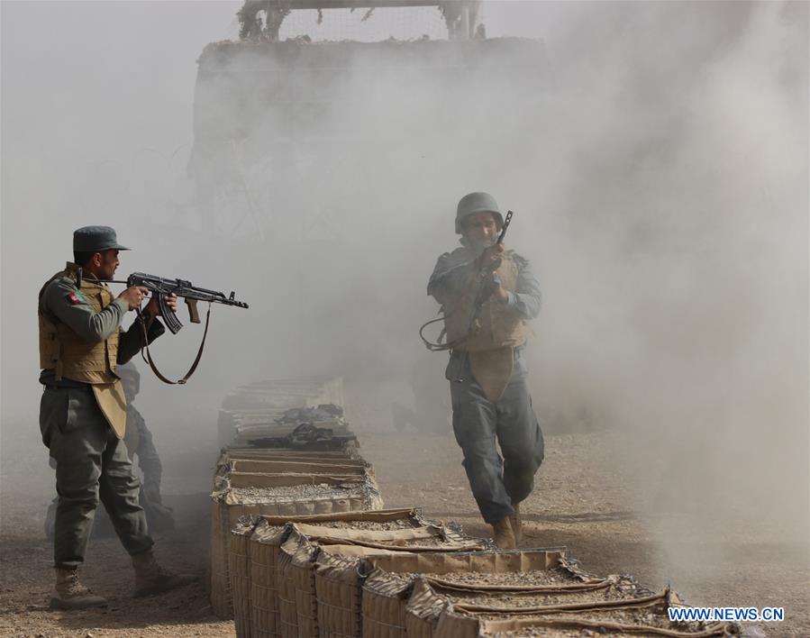 AFGHANISTAN-HELMAND-LASHKAR GAH-MILITARY TRAINING