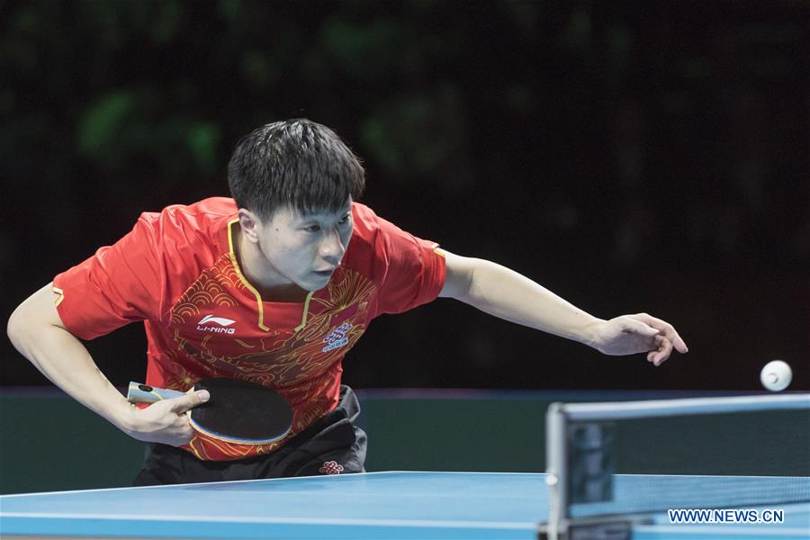 (SP)BRITAIN-LONDON-CHINA WIN ITTF TEAM WORLD CUP MEN'S FINAL