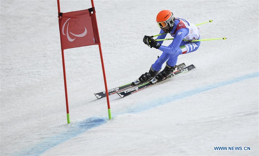 (SP)OLY-PARALYMPIC-SOUTH KOREA-PYEONGCHANG-ALPINE SKIING-MEN'S SLALOM VISUALLY IMPAIRED