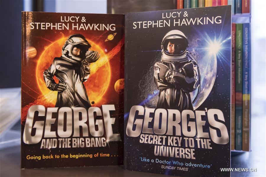 BRITAIN-LONDON-STEPHEN HAWKING-BOOKS