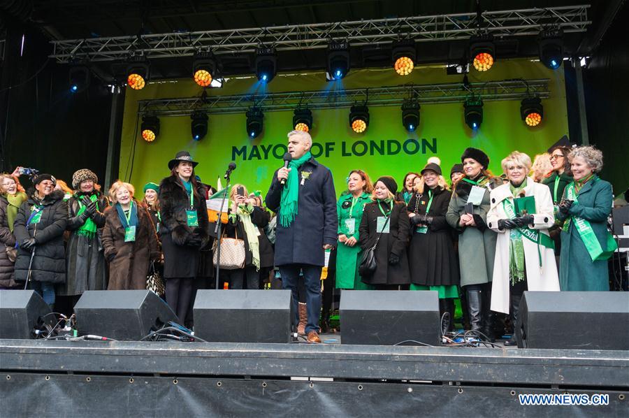 BRITAIN-LONDON-ST. PATRICK'S DAY PARADE