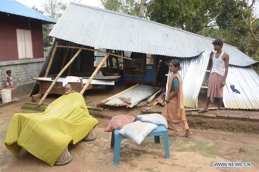 INDIA-TRIPURA-STORM