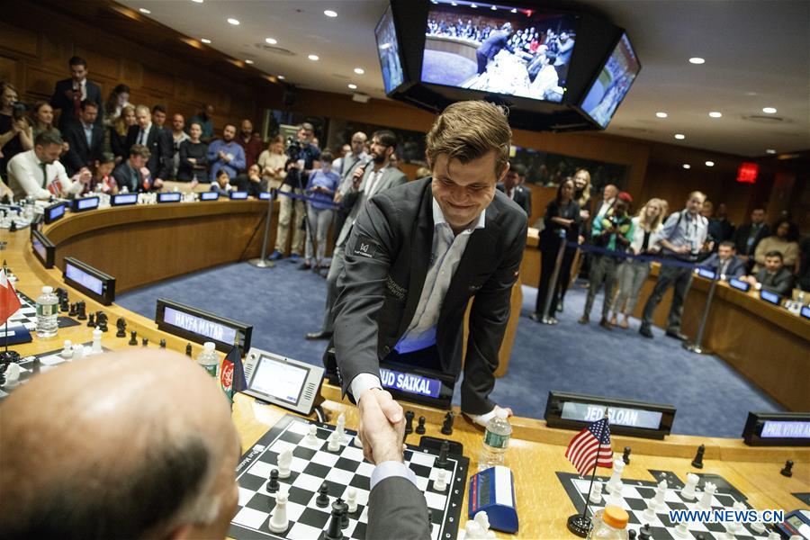 (SP)UN-NORWAY-CHESS CHAMPION MAGNUS CARLSEN