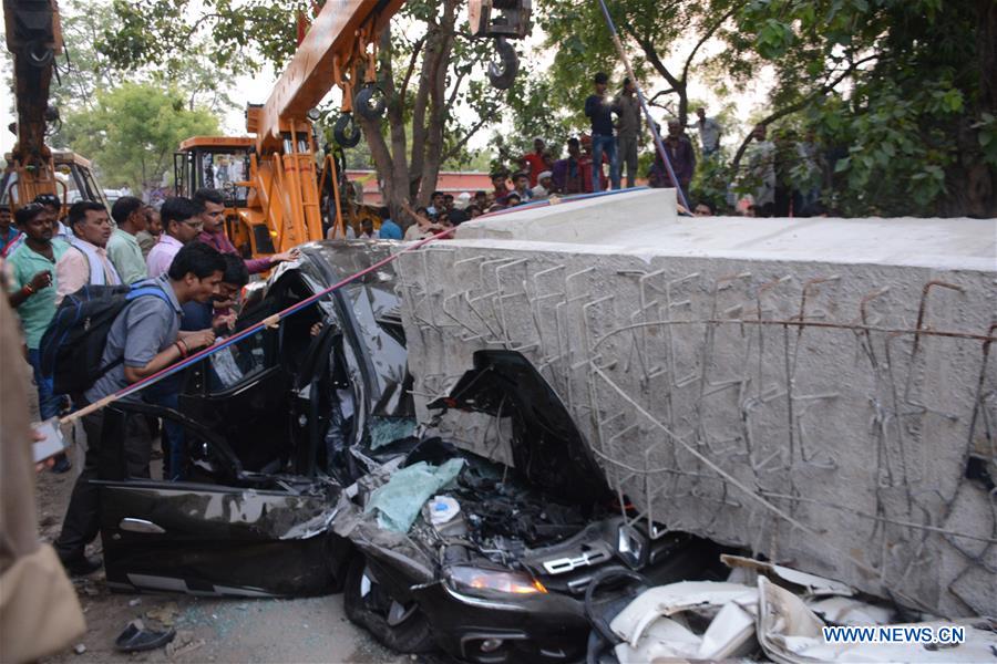 INDIA-UTTAR PRADESH-VARANASI-UNDER-CONSTRUCTION FLYOVER-COLLAPSE