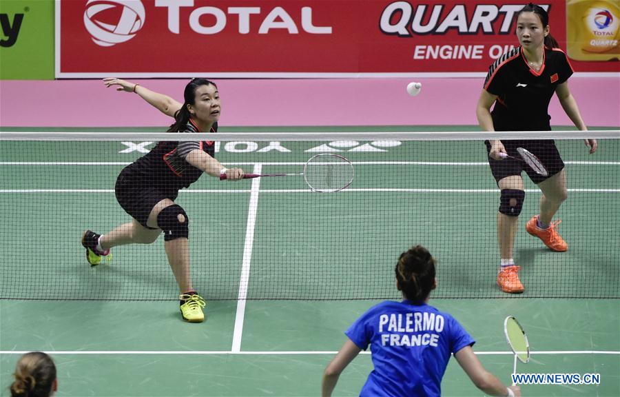 (SP)THAILAND-BANGKOK-BADMINTON-UBER CUP