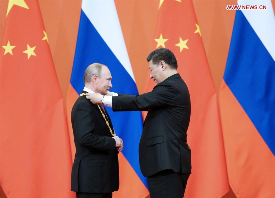 CHINA-BEIJING-XI JINPING-RUSSIA-PUTIN-FRIENDSHIP MEDAL (CN)