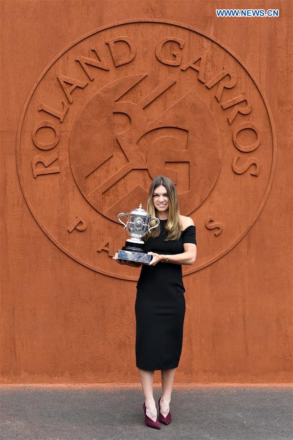 (SP)FRANCE-PARIS-TENNIS-FRENCH OPEN-SIMONA HALEP-PHOTOCALL