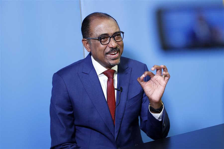 UN-UNAIDS-MICHEL SIDIBE-INTERVIEW