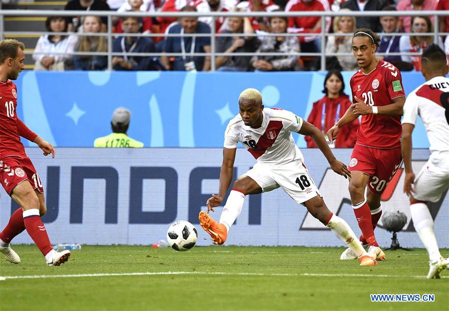 (SP)RUSSIA-SARANSK-2018 WORLD CUP-GROUP C-PERU VS DENMARK