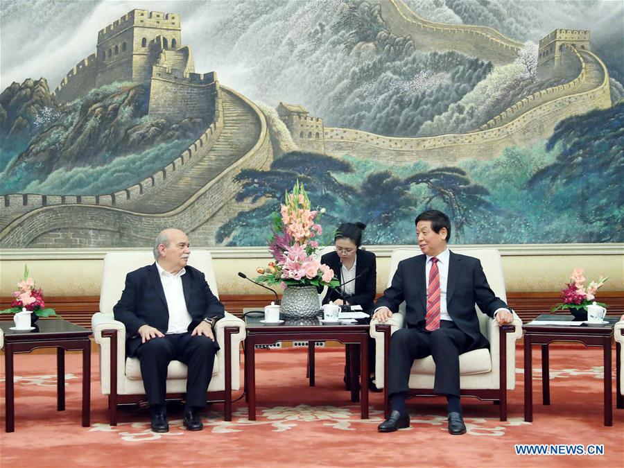 CHINA-BEIJING-LI ZHANSHU-GREECE-NIKOLAOS VOUTSIS-MEETING (CN)