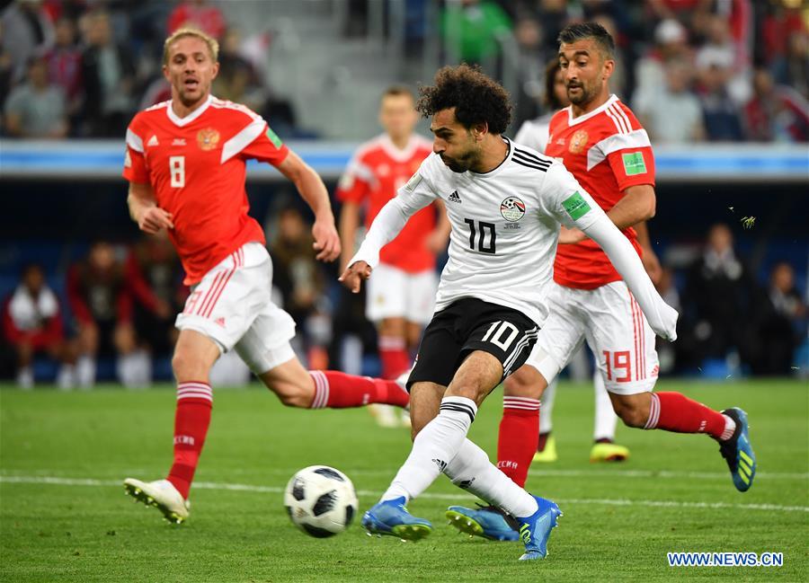 (SP)RUSSIA-SAINT PETERSBURG-2018 WORLD CUP-GROUP A-RUSSIA VS EGYPT