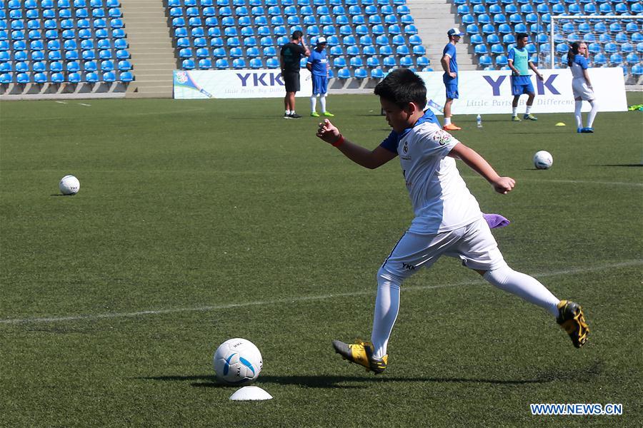 (SP)PHILIPPINES-TAGUIG CITY-REAL MADRID FOOTBALL CLINIC