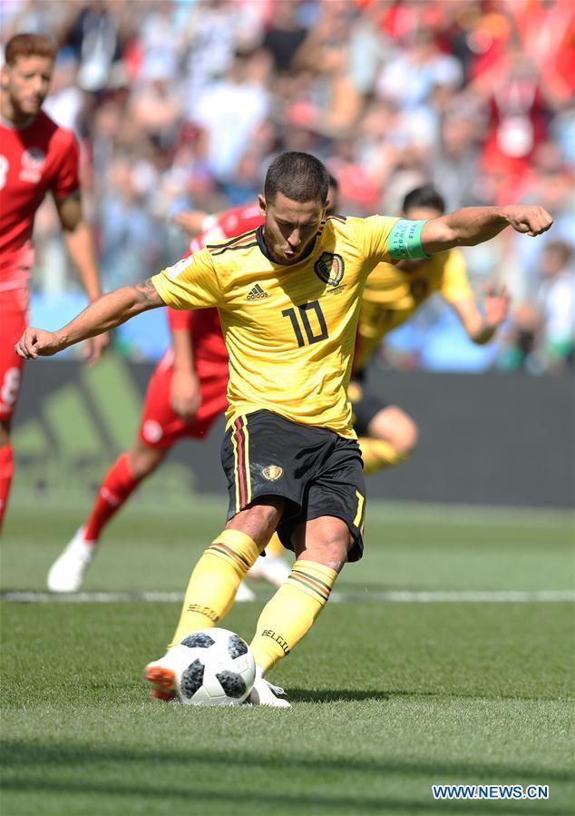 (SP)RUSSIA-MOSCOW-2018 WORLD CUP-GROUP G-BELGIUM VS TUNISIA