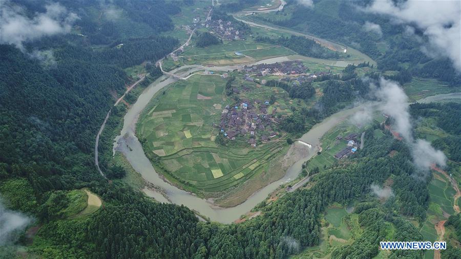 CHINA-GUIZHOU-RONGJIANG-DONG VILLAGE-SCENERY(CN)