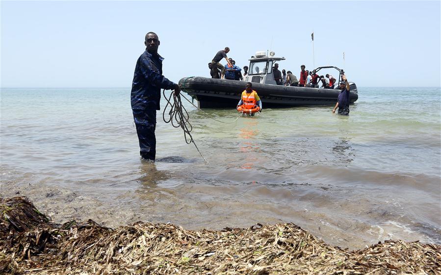 LIBYA-TRIPOLI-MIGRANTS-CAPSIZED BOAT