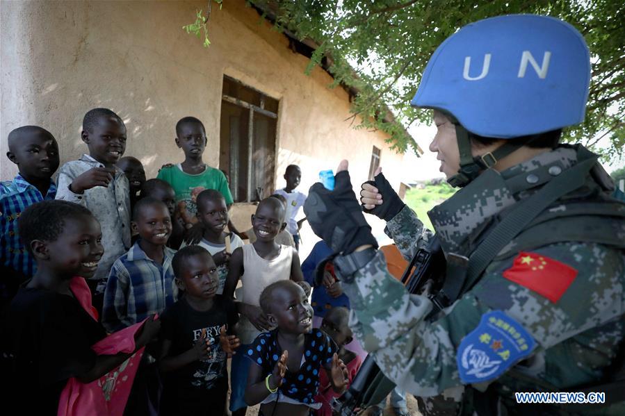 SOUTH SUDAN-UN-CHINA-FEMALE PEACEKEEPER