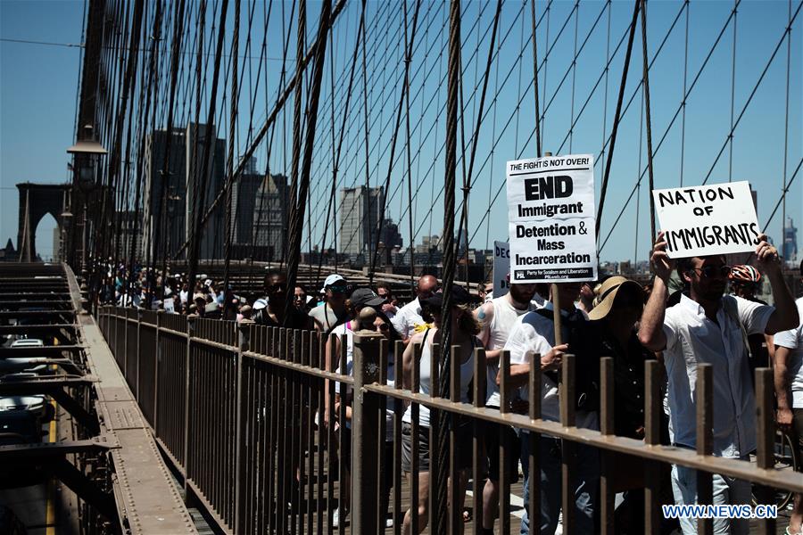 U.S.-NEW YORK-IMMIGRATION POLICY-PROTEST