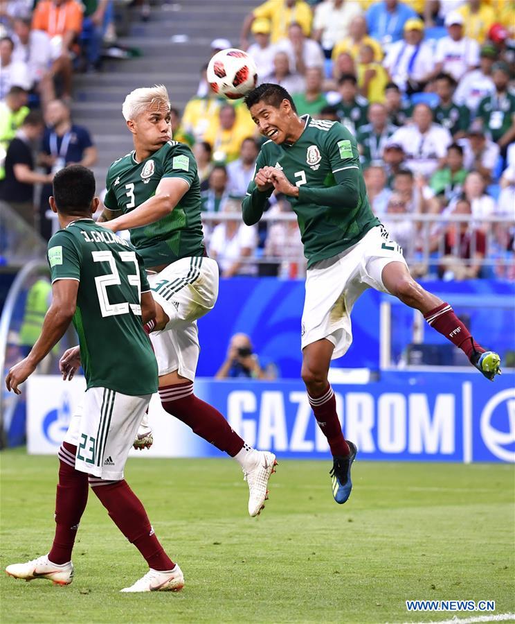 (SP)RUSSIA-SAMARA-2018 WORLD CUP-ROUND OF 16-BRAZIL VS MEXICO