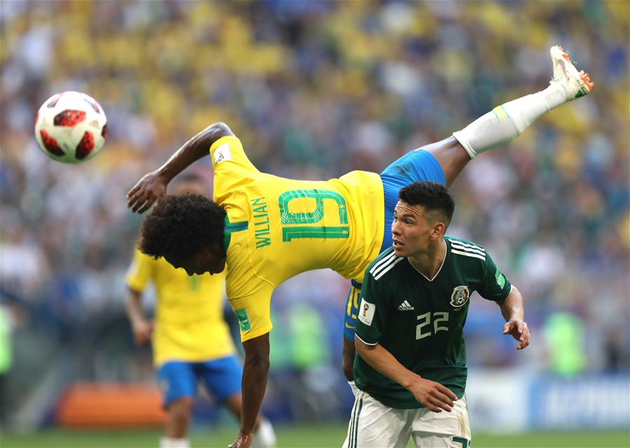 (SP)RUSSIA-SAMARA-2018 WORLD CUP-ROUND OF 16-BRAZIL VS MEXICO