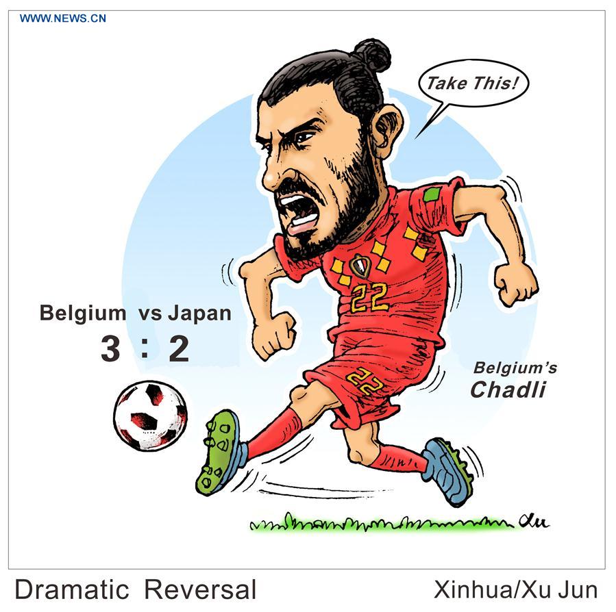 [COMICS]RUSSIA-2018 WORLD CUP-BELGIUM VS JAPAN