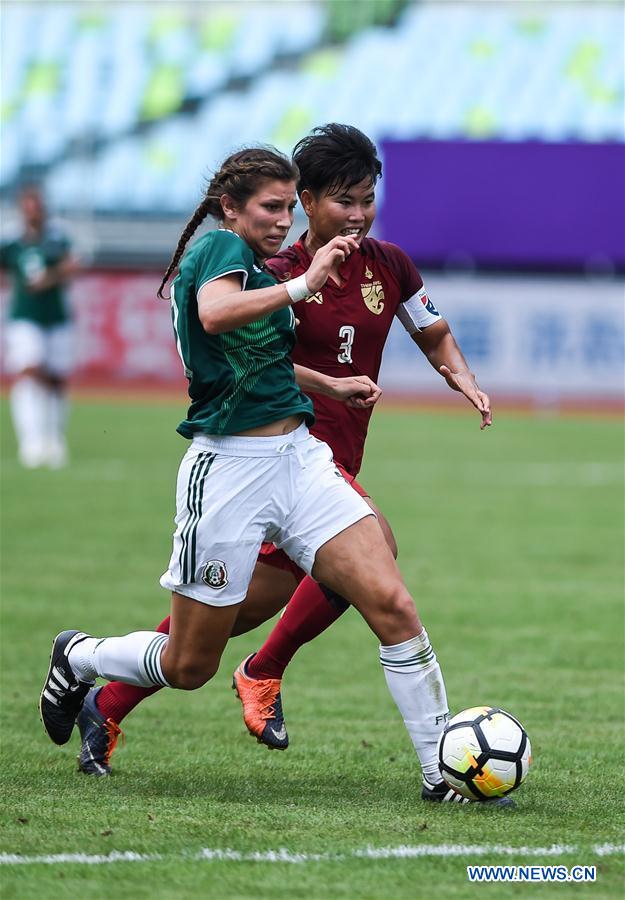 (SP)CHINA-DUYUN-FOOTBALL-INTERNATIONAL WOMEN'S YOUTH (CN)