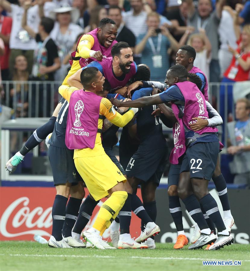 (SP)RUSSIA-MOSCOW-2018 WORLD CUP-FINAL-FRANCE VS CROATIA