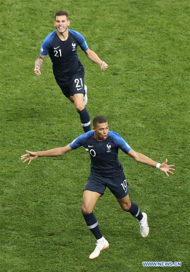 (SP)RUSSIA-MOSCOW-2018 WORLD CUP-FINAL-FRANCE VS CROATIA