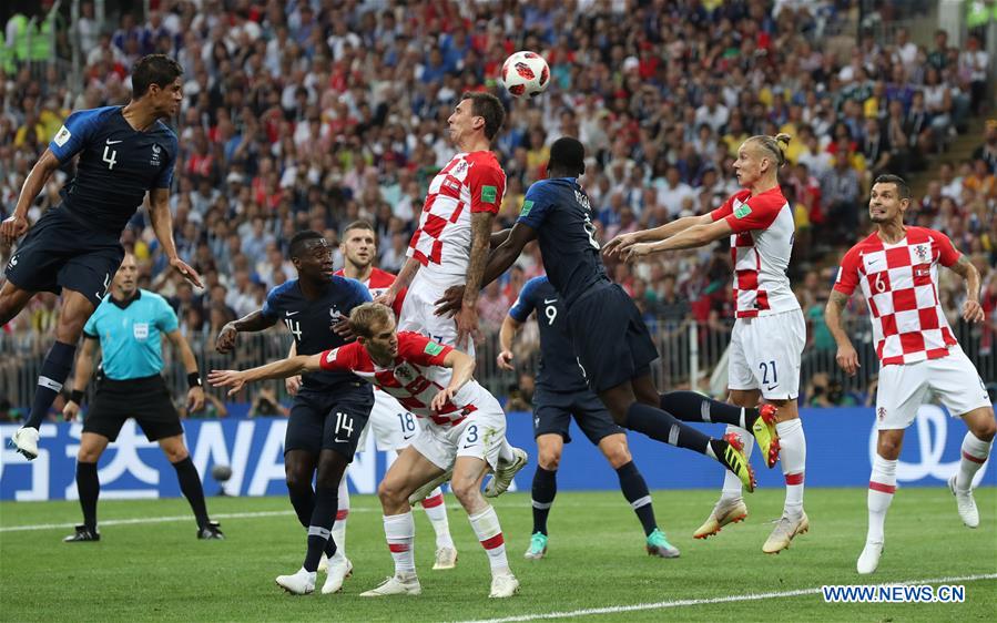 (SP)RUSSIA-MOSCOW-2018 WORLD CUP-FINAL-FRANCE VS CROATIA