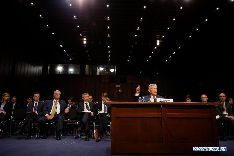 U.S.-WASHINGTON D.C.-JEROME POWELL-SENATE-HEARING