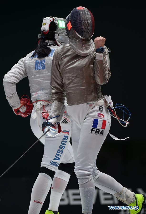 (SP)CHINA-JIANGSU-WUXI-FENCING-WORLD CHAMPIONSHIPS (CN)