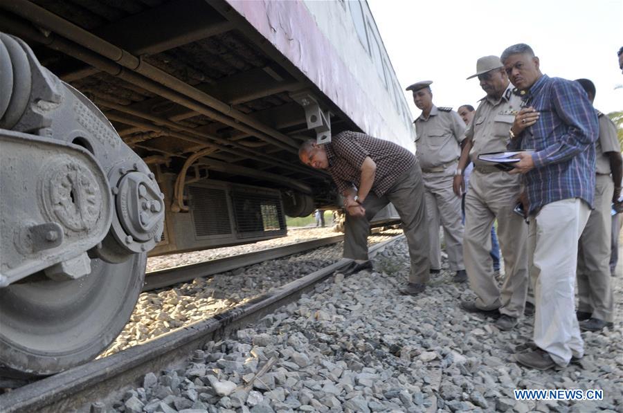 EGYPT-ASWAN-TRAIN ACCIDENT-DERAILMENT