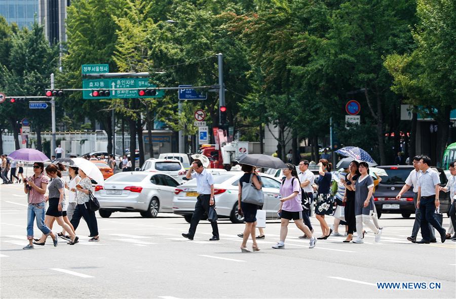 SOUTH KOREA-SEOUL-HOT WEATHER