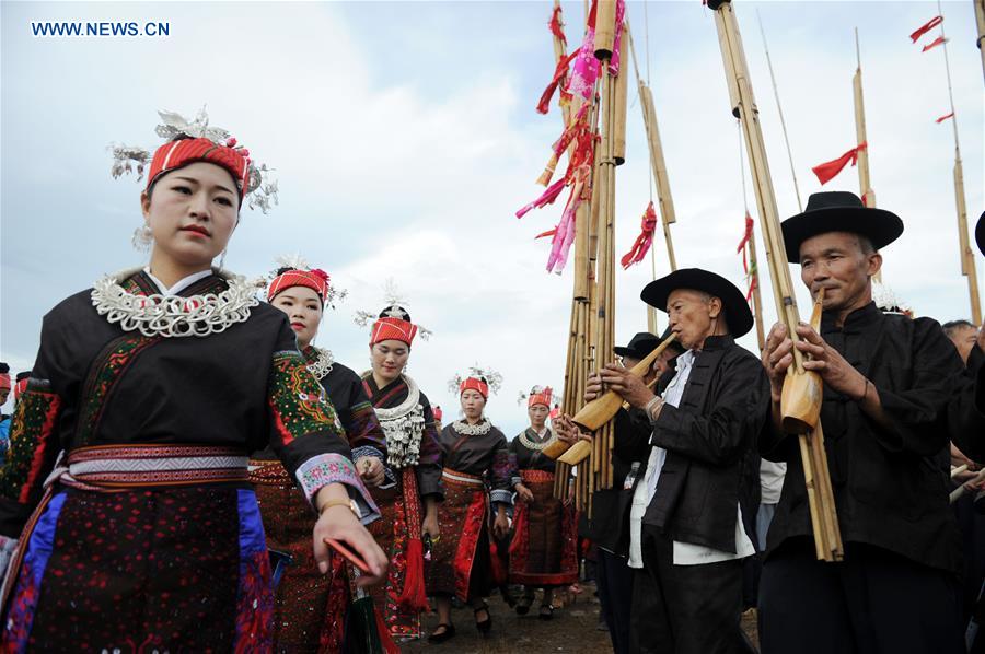 #CHINA-GUIZHOU-MIAO ETHNIC GROUP-QIYU FESTIVAL (CN*)