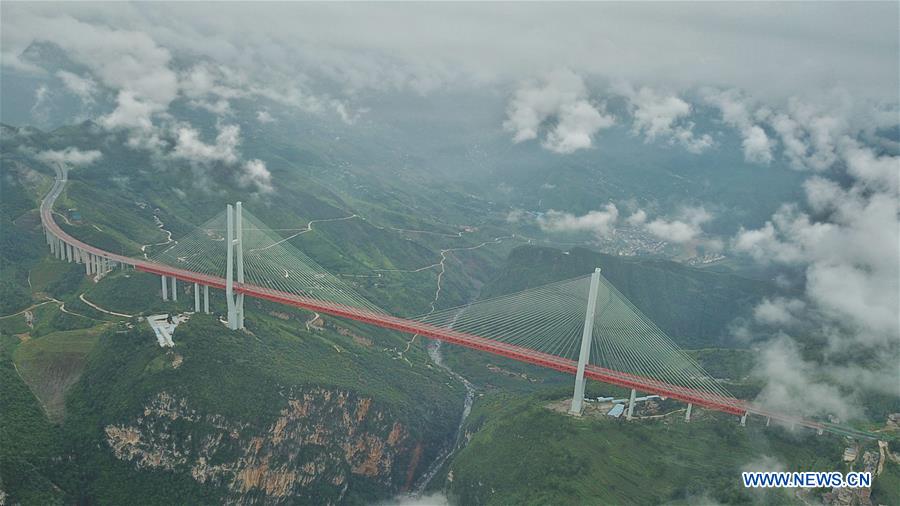 CHINA-GUIZHOU-BEIPANJIANG BRIDGE-AERIAL VIEW (CN)