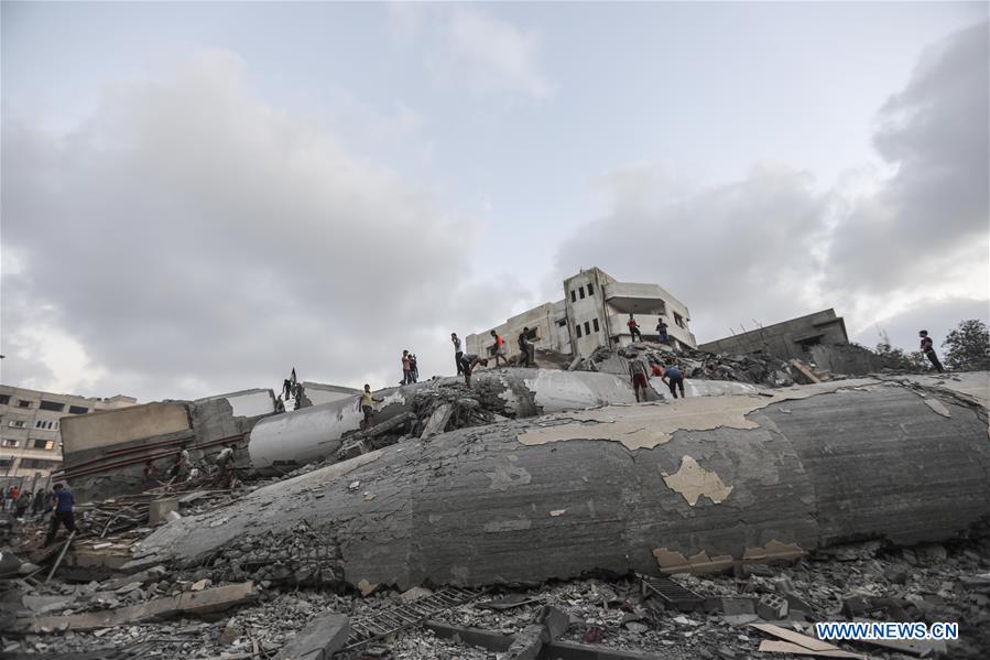 MIDEAST-GAZA-AIRSTRIKE