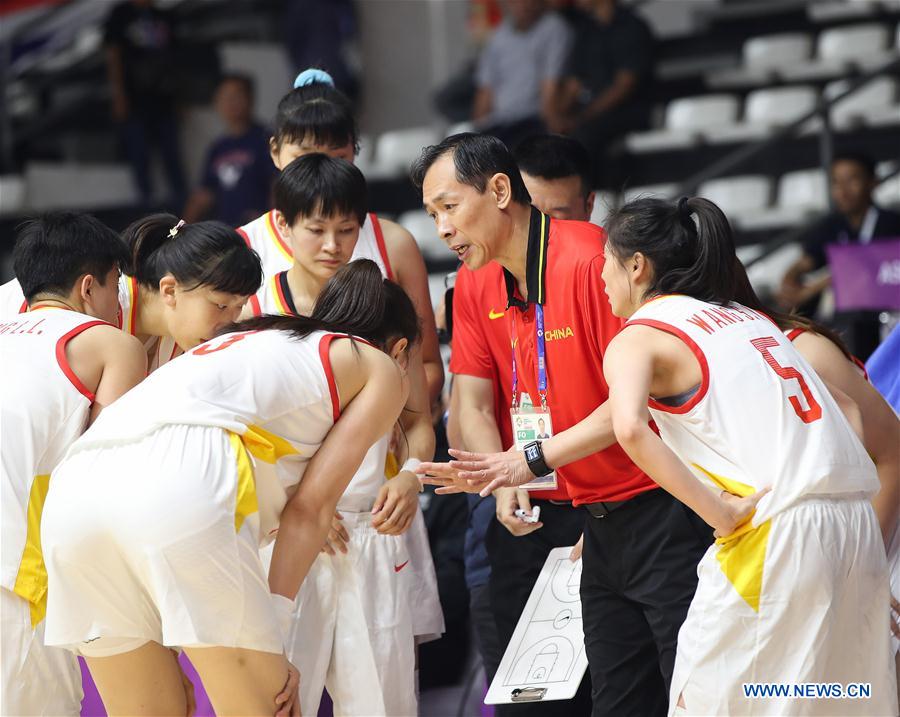 (SP)INDONESIA-JAKARTA-ASIAN GAMES-BASKETBALL-CHINA VS THAILAND